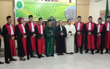Ketua PN Tahuna Lantik 8 Hakim Pratama, Tekankan Pentingnya Jujur dan Profesional