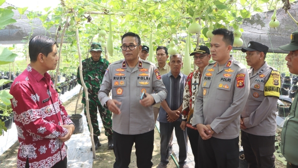 Brigjen Rudy Syafirudin Dorong Setiap Rumah di Desa Percontohan Banyuasin Miliki 7-8 Jenis Tanaman Pangan