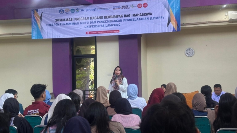 Cetak Mahasiswa Berdaya Saing, Unila Gelar Sosialisasi Magang Berdampak Kemdiktisaintek