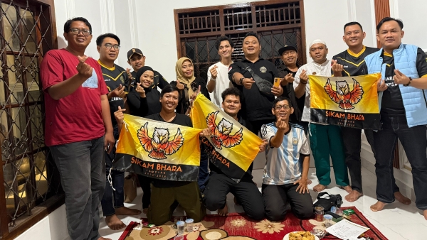 Komunitas Suporter Sepak Bola Lampung SIKAMBHARA Resmi Ganti Nama Jadi SIKAMBARA