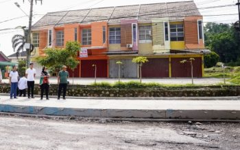 Pemkot Bandar Lampung Mulai Cor Beton Jalan Teuku Cik Ditiro Kemiling