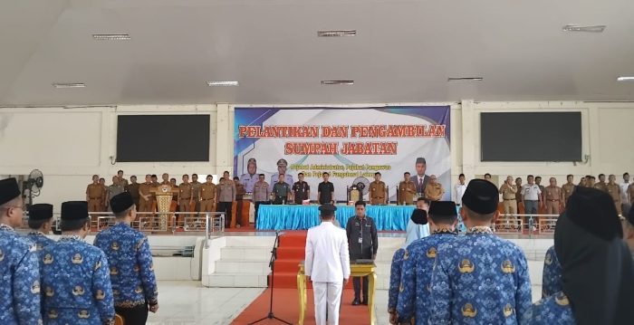 Bupati Mesuji Lantik 161 Pejabat, Tekankan Peningkatan Kinerja dan Pelayanan Publik