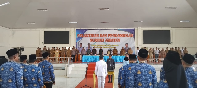 Bupati Mesuji Lantik 161 Pejabat, Tekankan Peningkatan Kinerja dan Pelayanan Publik