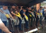 Ribuan Liter Miras dan Ratusan Obat Terlarang Dimusnahkan Polres Sangihe