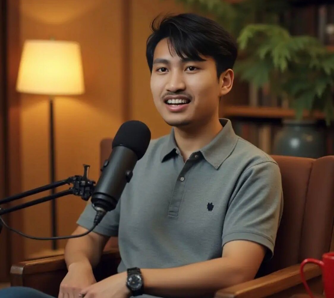 Yusuf Sahabi, pemuda asal Desa Inomata, Bone Bolango, Gorontalo, saat membagikan kisah inspiratifnya dalam sebuah sesi podcast.