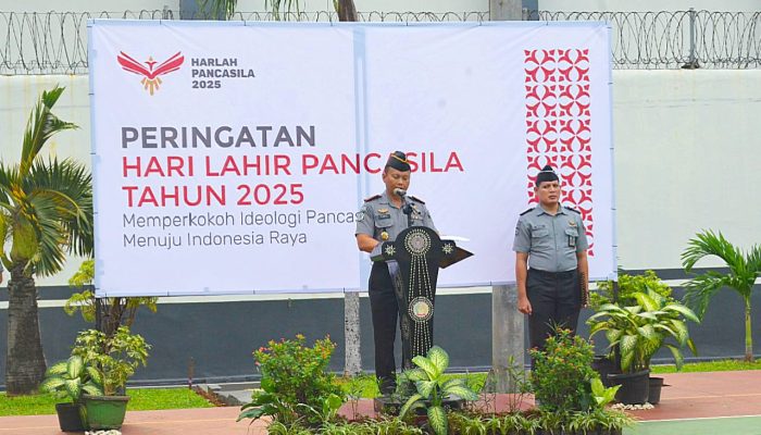 Lapas Kelas IIA Salemba Gelar Upacara Peringatan Hari Lahir Pancasila