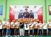 Wali Kota Eva Dwiana Resmi Buka Turnamen Badminton Kapolresta Cup 2025 di Teluk Betung Barat