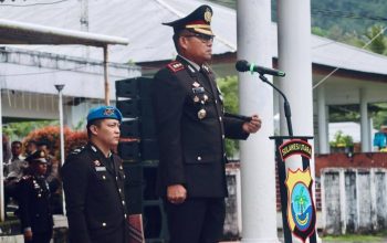 Polres Sangihe Gelar Upacara HUT Bhayangkara ke-79, Kapolres Tekankan Komitmen Polri untuk Masyarakat
