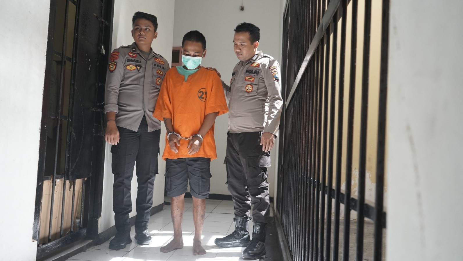Polres Probolinggo Kota Bekuk Residivis Curanmor di Rest Area Tongas