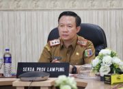 Pertumbuhan Ekonomi Lampung Moncer, Sekdaprov Serius Dengarkan Arahan Mendagri-Bappenas
