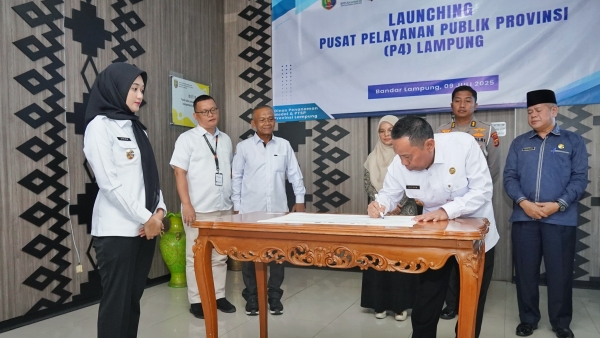 P4 Lampung Diresmikan, Pelayanan Publik Cepat dan Transparan Kini Hadir