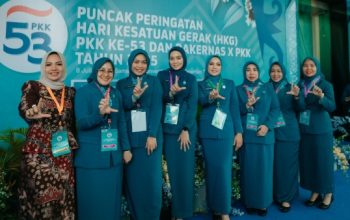 Purnama Wulan Hadiri Rakernas X PKK, Siap Selaraskan Program Nasional