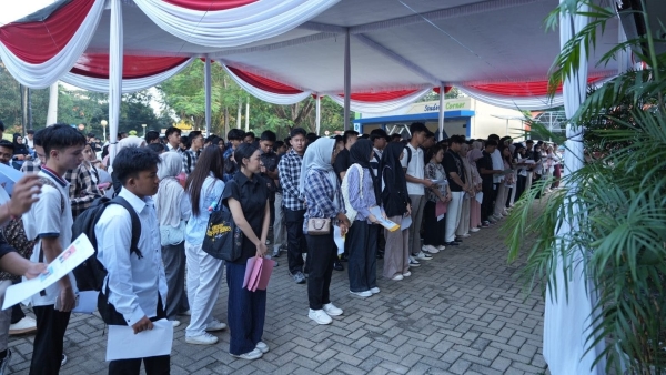 Ribuan Peserta Berebut Kursi Unila Lewat Ujian Mandiri 2025