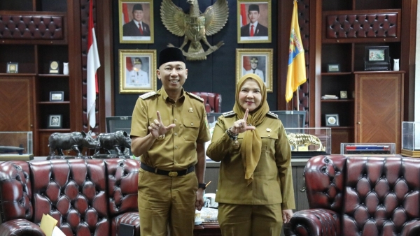 Gubernur Mirza dan Wali Kota Eva Sepakat Kolaborasi Bangun Bandar Lampung