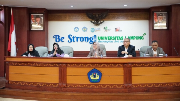 Unila Jadi Rujukan Unbara dalam Penjaminan Mutu Internal