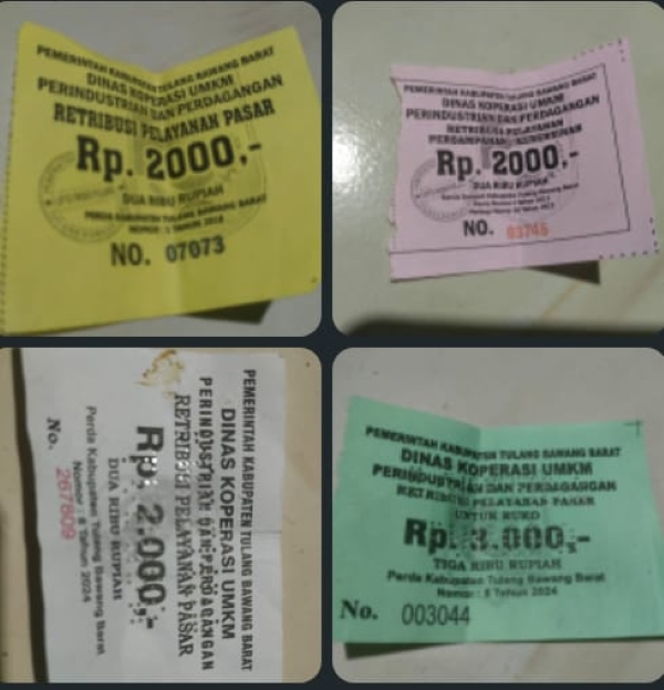 Dugaan Penyimpangan Retribusi Pasar di Tubaba Terkuak, Potensi Kerugian PAD Ratusan Juta Rupiah
