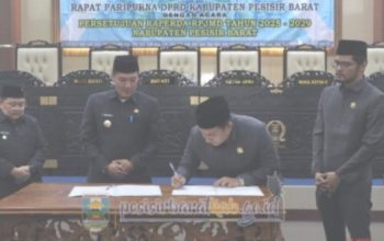 RPJMD Pesisir Barat 2025-2029 Disetujui DPRD