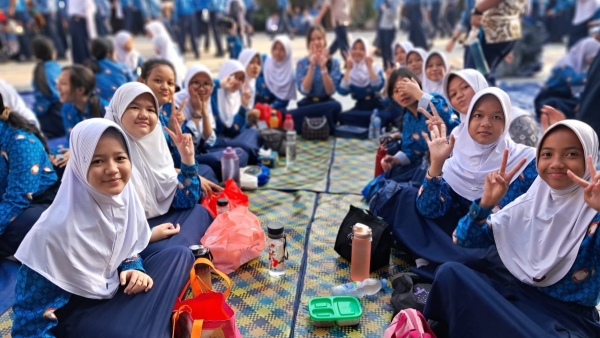 SMPN 1 Palembang Peringati Hari Anak Nasional 2025 dengan Semarak