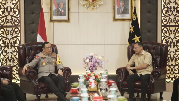HIPMI Lampung dan Kapolda Perkuat Sinergi Dukung Ekonomi Daerah