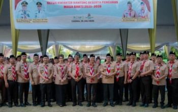 Plt Camat Kertapati Rifandi Putra Dilantik Jadi Ka Mabiran Pramuka