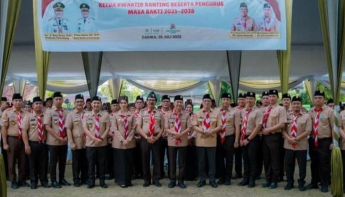 Plt Camat Kertapati Rifandi Putra Dilantik Jadi Ka Mabiran Pramuka