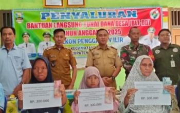 Pemerintah Pekon Penggawa V Ilir Salurkan BLT-DD Tahap I Tahun 2025