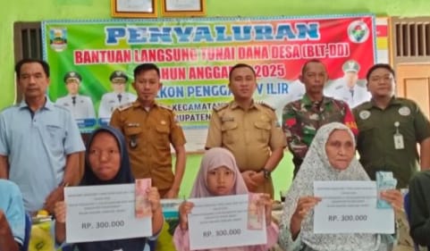 Pemerintah Pekon Penggawa V Ilir Salurkan BLT-DD Tahap I Tahun 2025