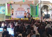 Ribuan peserta memadati area Pondok Pesantren Al Manshurin, Talang Barokah, Gunung Labuhan, dalam Festival Anak Sholih (FAS) 2025 yang digelar DPD LDII Kabupaten Way Kanan, Kamis (10/7/2025).