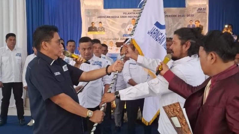 Ketua JMSI Sumut Lantik Pengurus JMSI Tabagsel
