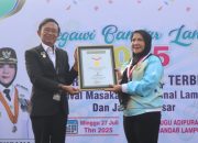 Bandar Lampung Pecahkan Rekor MURI Senam dan Segubal Terbesar