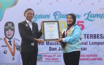 Bandar Lampung Pecahkan Rekor MURI Senam dan Segubal Terbesar