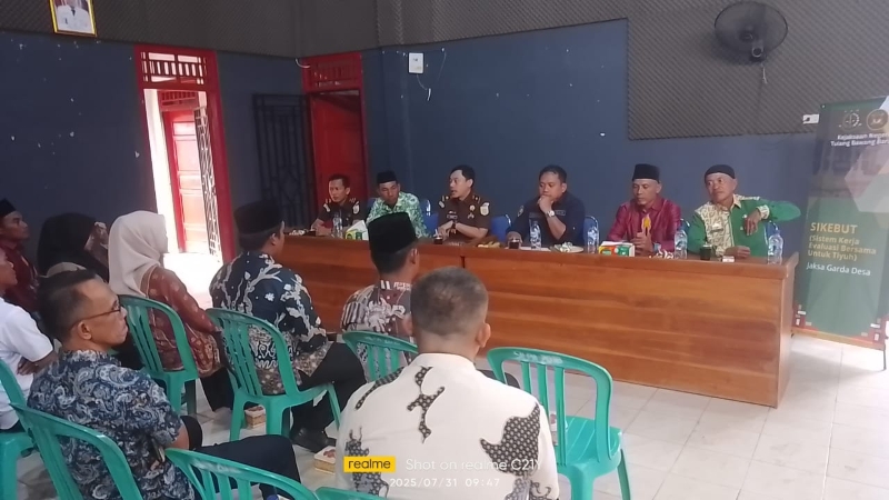 Kejari Tubaba Gelar Jaksa Garda Desa, Perkuat Pengawasan Dana Desa