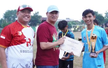 Tulang Bawang Tengah Raih Juara Sepak Bola PORKAB Tubaba 2025