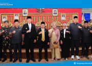 Bupati Lampung Selatan Radityo Egi Pratama bersama jajaran Forkopimda usai Paripurna DPRD pelantikan Ahmad Al Ahran.