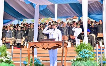 Sejarah Baru, Upacara HUT ke-80 RI Lampung Selatan Digelar di Menara Siger