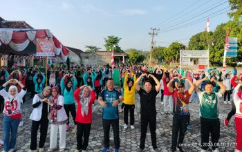 Ratusan Warga Antusias Ikuti Perayaan HUT RI di Klinik Gusna Medika