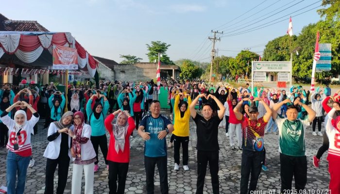 Ratusan Warga Antusias Ikuti Perayaan HUT RI di Klinik Gusna Medika