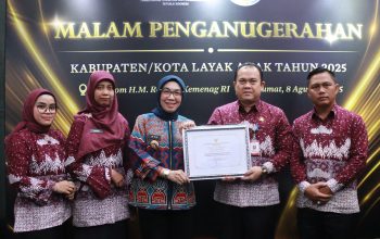 Way Kanan Raih Penghargaan Kabupaten Layak Anak Kategori Nindya untuk Kelima Kalinya