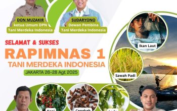 Dukung Prabowo, Tani Merdeka Pesisir Barat Kirim Delegasi ke RAPIMNAS