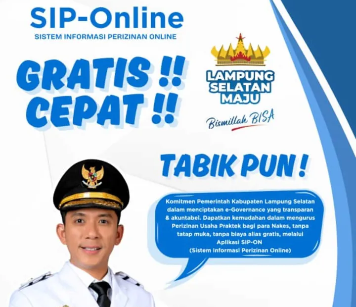 Komitmen Pemkab Lamsel tingkatkan layanan publik lewat SIP-ON: mudah, praktis, efisien.