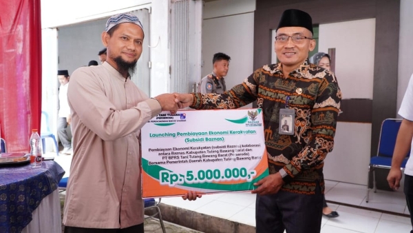 Baznas Tubaba Berikan Modal Rp5 Juta Tanpa Agunan