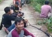 Sambut HUT ke-80 RI, Warga Pekon Pemancar Gelar Gotong Royong Massal