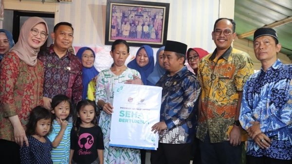 Baznas Palembang Turut Serta Perangi Stunting, Beri Bantuan di Kampung KB