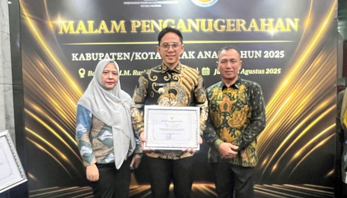 Lampung Selatan Pertahankan Kategori Nindya KLA 2025, Skor Meningkat