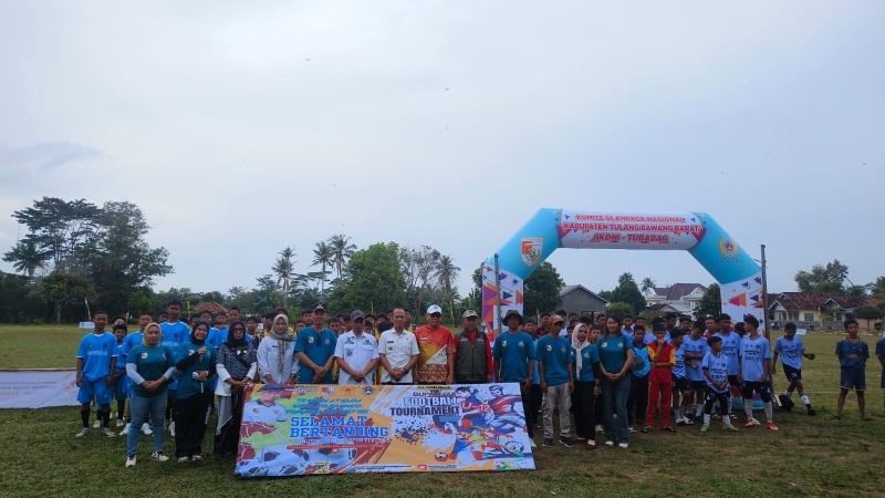 Turnamen Bupati Cup 2025 Resmi Dibuka, Jadi Ajang Pencarian Bakat Sepak Bola Tubaba