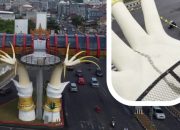 Hoaks Retakan di JPO Siger Millenial Dibantah Wali Kota Bandar Lampung