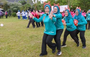Rayakan HUT ke-80 RI, PKK Lampung Gelar Lomba dan Senam di Agropark