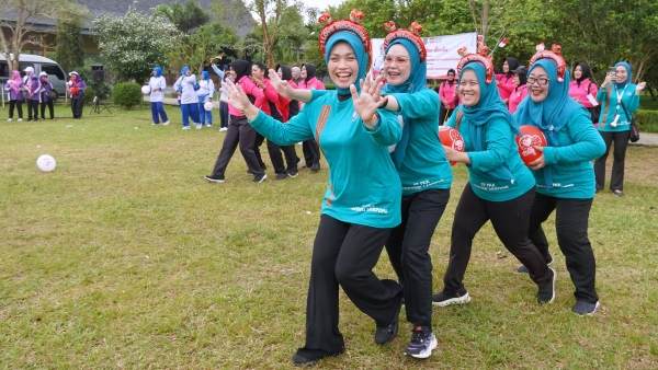Rayakan HUT ke-80 RI, PKK Lampung Gelar Lomba dan Senam di Agropark