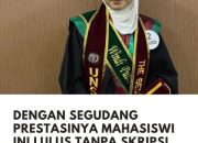 Windi Putri Handina, Wisudawan Terbaik Unsultra Lulus Tanpa Skripsi
