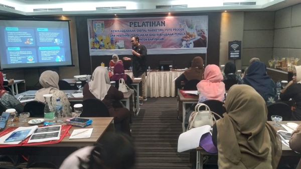 Bantu UMKM Naik Kelas, Pemkab Banyuasin Gelar Pelatihan Digital Marketing